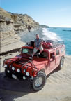 Jesse on the Hummer at DNA Beach