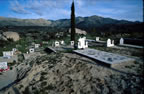 Meling cemetery, Aida's grave in foreground right