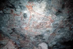 Cave paintings at Cueva Raton, Sierra San Francisco