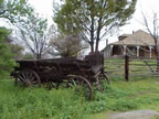 An old buckboard at the ranch