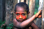 Huli kid with face paint
