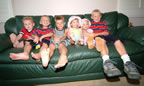 Six grandkids Father's Day 2004.