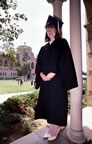 Lisa at UCLA on graduation day