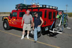 Jesse and Jim at San Felipe International Airport