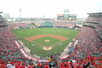 Edison Field, first game of the 2002 World Series.