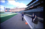 Dirk at dugout - Camden Yards