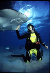 Coleen with stingray spaceship