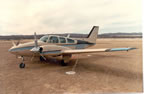 Baron 30SD on the ground at Punta San Francisquito